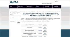 Desktop Screenshot of aiaa-awards.org